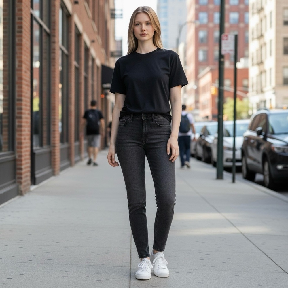 3x1 NYC Black Skinny Jeans In Cove Size 27